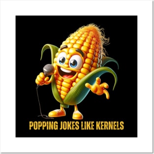 Comedy Corn - Stand-Up Kernel Posters and Art